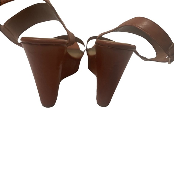 Me Too Platform Shoes Tan Wedge Size 11 M - Picture 4 of 6